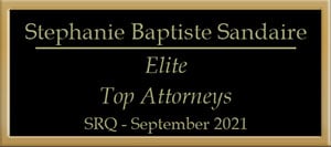Stephanie Baptiste Sandaire | Elite | Top Attorneys | SRQ - September 2021